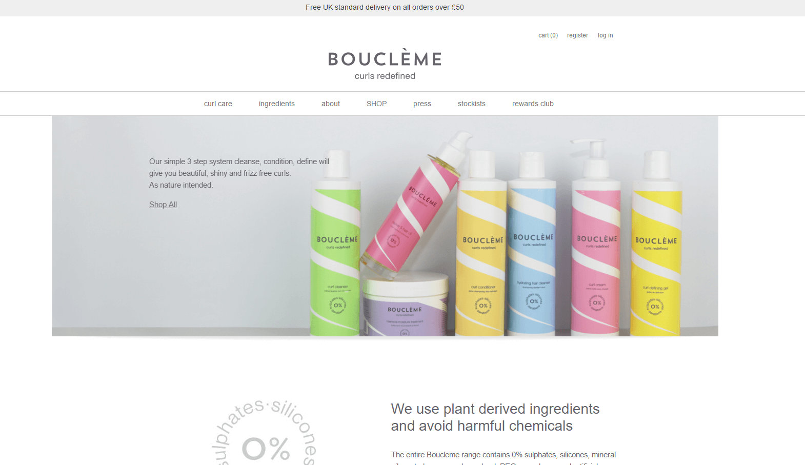 Bouclème官网 英国洗发护发产品Boucleme官网